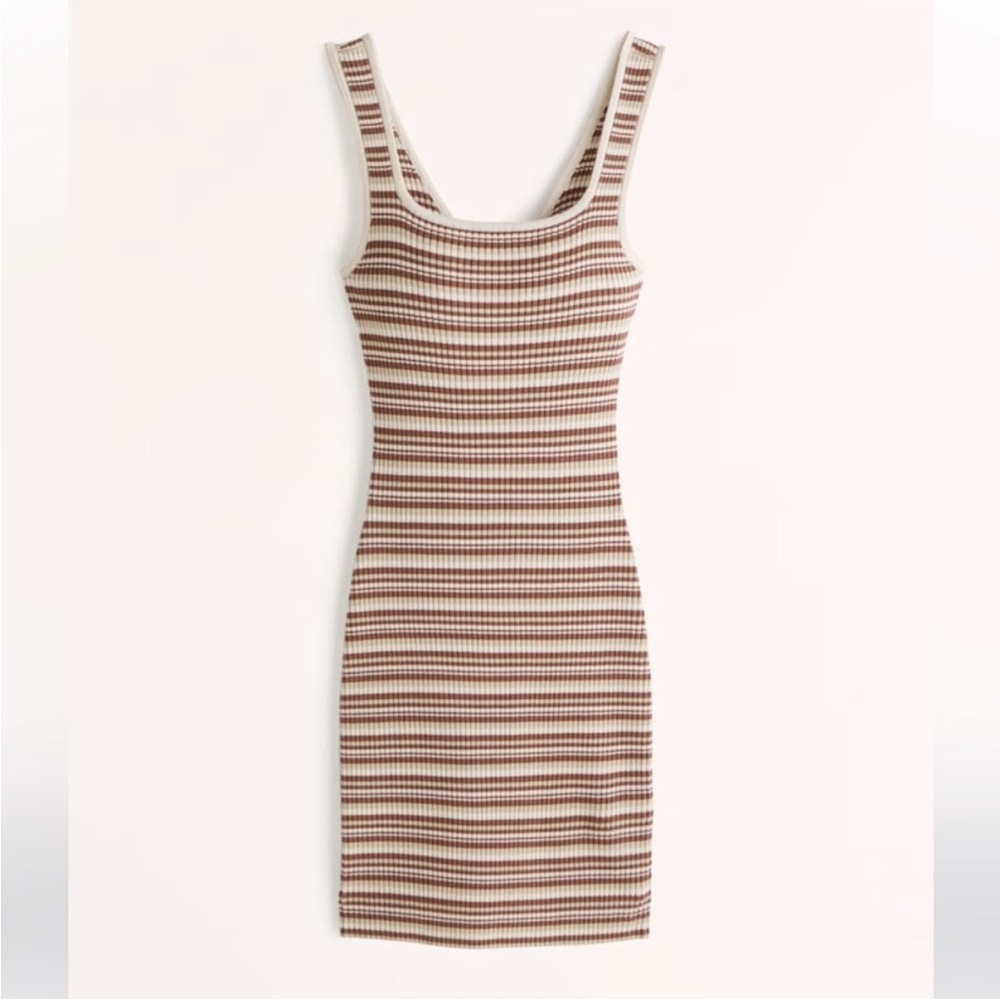 Abercrombie & Fitch Reversible Knit Sienna Striped Mini Dress